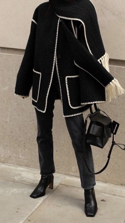Veste Totty avec écharpe