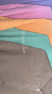 Chemise en gaz de coton