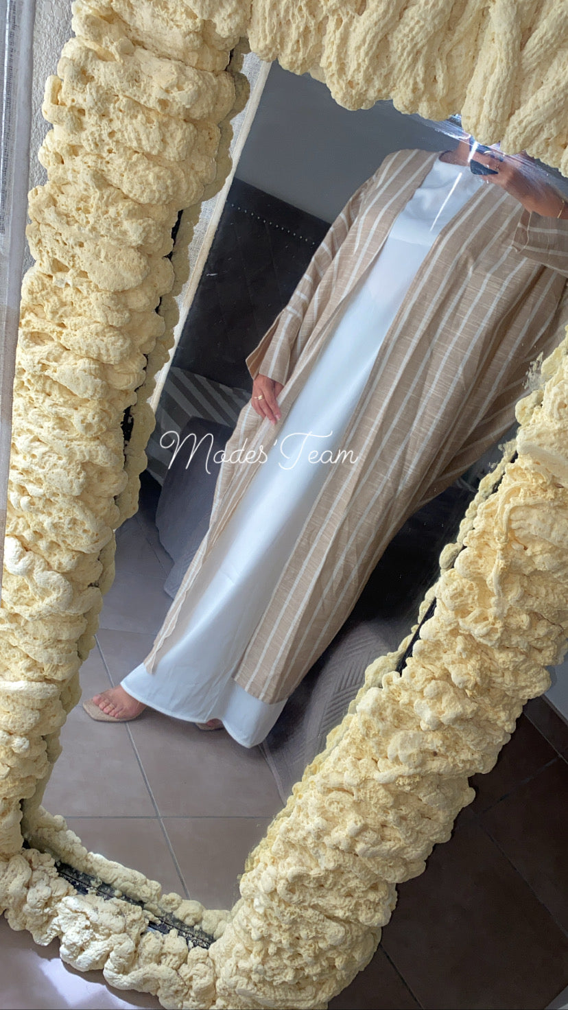 Kimono effet lin