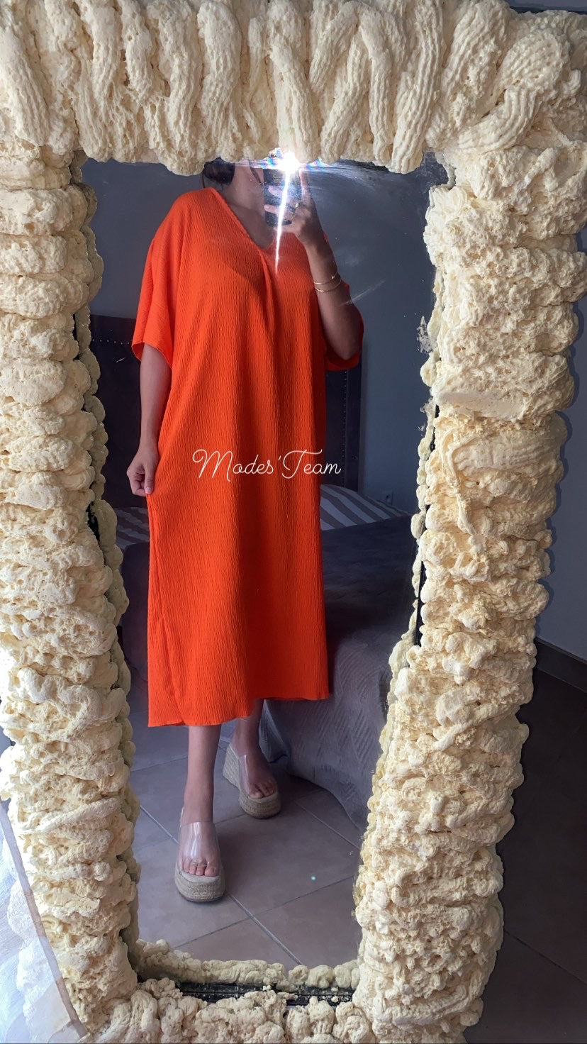 Robe gaufrée